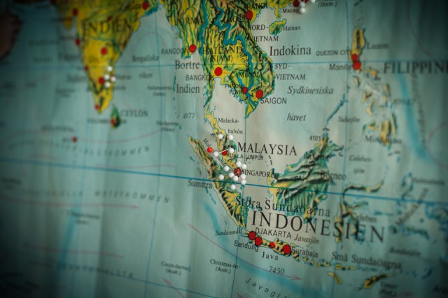 the hotel was visited by some Malaysians and Singaporeans as well. Notice that theres a red pin there.. thats mine. Its red because she said Im the special one hehe...