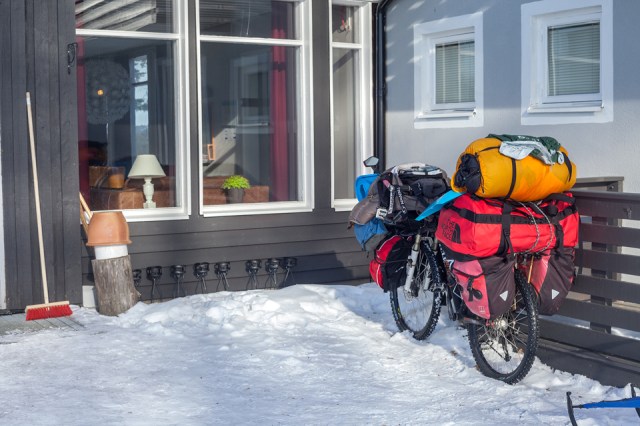 the hotel in Vuollerim