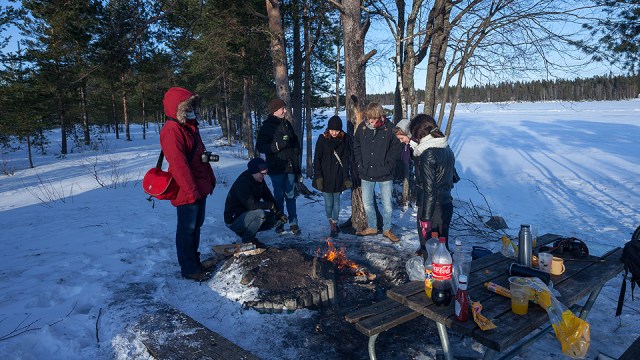 bbq session with Elodie's unimates