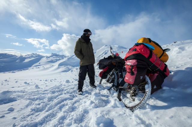 taking a quick rest in the tundra