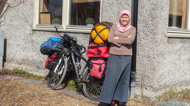 Nelda, the Indonesian woman who was kind enough to host me for 2 days