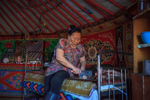 the kind old lady that hosted me for the night