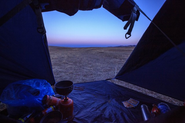 the view from my hotel when the sun went away