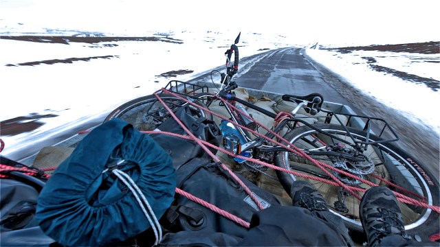 leaving the storm in the mountain