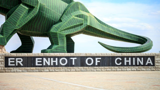 Erenhot, first town for me in China