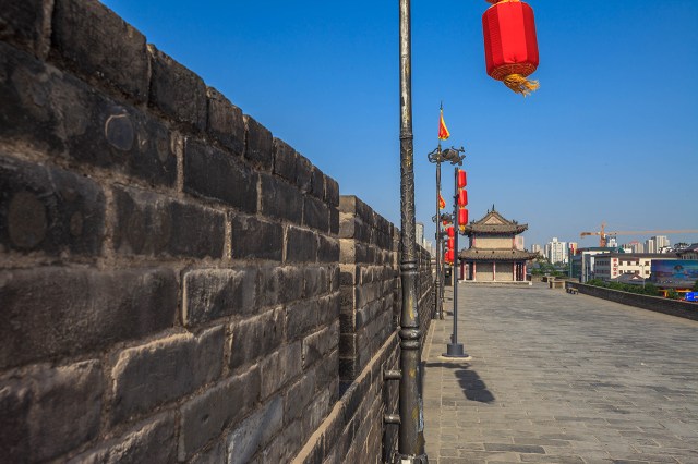 inside the ancient wall of Xi'an